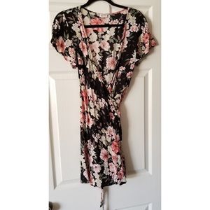 Floral Wrap Dress
